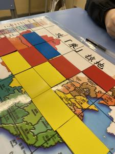 中国历史科校本教材「攻乘掠地」桌上游戏试玩