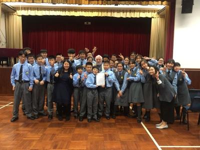 恭贺本校1A及2A班同学荣获第68届香港学校朗诵节英语集诵亚军
